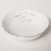 Салатник круглый 16 см Thun Constance, декор "Серебряные колосья, отводка платина" БТФ0748 Салатник круглый 16 см Thun Constance, декор "Серебряные колосья, отводка платина" БТФ0748