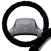 Оплетка искусственный мех L (39-41 см) SKYWAY Arctic-1 Черная Оплетка искусственный мех L (39-41 см) SKYWAY Arctic-1 Черная