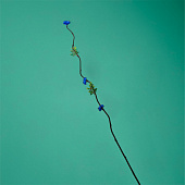 Интерьерный декор из бамбука, цветы пластик 200 см синий 7779961 Интерьерный декор из бамбука, цветы пластик 200 см синий 7779961