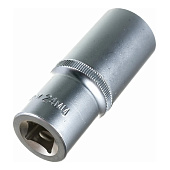 Головка торцовая (1/2")FLANK удлиненная, 24мм, ЗУБР Головка торцовая (1/2")FLANK удлиненная, 24мм, ЗУБР