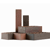  Кирпич керамический флеш РУСТИК №70 1НФ 250х120х65мм [М-200] /VOLGABRICK 