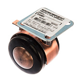  Колесная опора мебел. D50мм, поворот., с торм., площадка, пластик, бронза - накл. Tech-Krep 