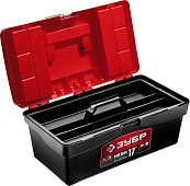 Ящик для инструмента 17", 420х220х180мм, пластиковый, ЗУБР НЕВА-17 Ящик для инструмента 17", 420х220х180мм, пластиковый, ЗУБР НЕВА-17