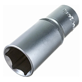 Головка торцовая (1/2")FLANK удлиненная, 24мм, ЗУБР Головка торцовая (1/2")FLANK удлиненная, 24мм, ЗУБР