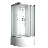 Душевая кабина 90х90х215 1/4 круга глубокий поддон стекло 4мм матовое 8401 Р ODA Душевая кабина 90х90х215 1/4 круга глубокий поддон стекло 4мм матовое 8401 Р ODA
