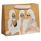 Пакет крафтовый подарочный «Люби себя», 22 х 17,5 х 8 см, 7188207 Пакет крафтовый подарочный «Люби себя», 22 х 17,5 х 8 см, 7188207