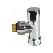 Кран угловой универсальный 1/2"х3/4" хром