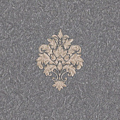  Обои 1.06х10м Lois арт.7263-23 Серый /Euro Decor 