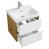 Тумба Сканди 70 подвесная дуб рустикальный с раковиной Адриана 70 Акватон Тумба Сканди 70 подвесная дуб рустикальный с раковиной Адриана 70 Акватон