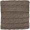  Чехол на подушку вязаный Nordvic, 50х50 см, с пуговицами , хлопок, полиэстр, цвет Ясень, 66510 