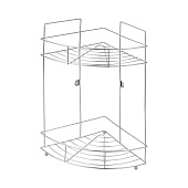 Полка угловая двухъярусная W-2348A-2 004723 Рыжий кот Полка угловая двухъярусная W-2348A-2 004723 Рыжий кот