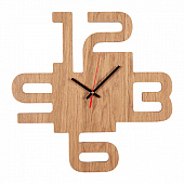 Часы настенные из МДФ 38х38 см с открытой стрелкой "WOOD" Рубин 3939-002 Часы настенные из МДФ 38х38 см с открытой стрелкой "WOOD" Рубин 3939-002