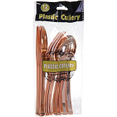  Набор столовых приборов 12шт "Dolce Vita" (вилки, ложки, ножи) розовое золото 860-578 