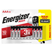  Батарейка ENERGIZER Maximum блистер AAA 10шт 