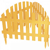  Забор декоративный "Винтаж", 28 х 300 см, желтый Россия,арт 65010 