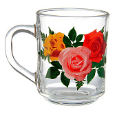Кружка стеклянная для чая «Ассорти», 200 мл, микс 1612993 Кружка стеклянная для чая «Ассорти», 200 мл, микс 1612993