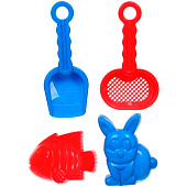 Набор для игры в песочнице Динозавр - Мельница, 27х12,5 см, 6 предметов, 550-0590 Набор для игры в песочнице Динозавр - Мельница, 27х12,5 см, 6 предметов, 550-0590