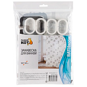 Штора для ванной 180х180 009390 Рыжий кот Штора для ванной 180х180 009390 Рыжий кот