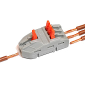 Клемма разветвительная СМК 421-3 однополюсная, 2шт Клемма разветвительная СМК 421-3 однополюсная, 2шт