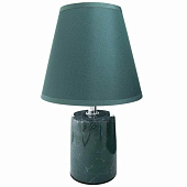  Лампа настольная "Зеленый мрамор" Е14 1х40Вт зеленый 15х15х27 см   9910498 