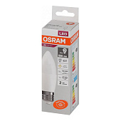 Лампа LED 10Вт Е27, свеча, 3000К теплый OSRAM