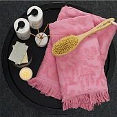 Комплект полотенец Versal (50х90 см - 1шт, 70х140 см - 1 шт.), махра, пыльная роза Комплект полотенец Versal (50х90 см - 1шт, 70х140 см - 1 шт.), махра, пыльная роза