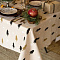  Скатерть (рогожка) 146х180 Доляна Christmas mood 4980242 