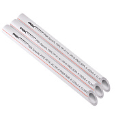 Труба D-32 армированная алюминием 2м PN25 PPR Труба D-32 армированная алюминием 2м PN25 PPR