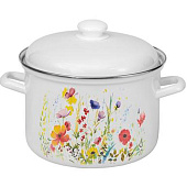 Кастрюля 4,5л цил. "Цветущий луг" С-1615АП2/4 Кастрюля 4,5л цил. "Цветущий луг" С-1615АП2/4