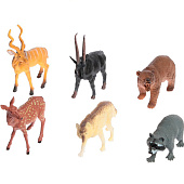 Набор животных Лесные звери, 6 фигурок, 5155891 Набор животных Лесные звери, 6 фигурок, 5155891