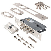 Замок врезной 1000/60 CR хром Апекс Замок врезной 1000/60 CR хром Апекс