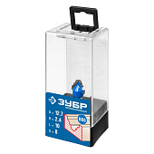  Фреза пазовая фасонная №6, 12,7х10мм, радиус-2,4мм, хв.8 мм, ЗУБР 