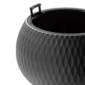 Кашпо Жемчужина 7л графитовое М8917 Кашпо Жемчужина 7л графитовое М8917