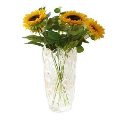  Ваза настольная 25 cm, стекло,7099 