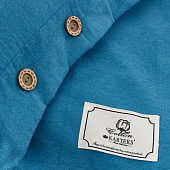 Комплект постельного белья Karteks, евро, вареный хлопок, на пуговицах, VH 08 Комплект постельного белья Karteks, евро, вареный хлопок, на пуговицах, VH 08