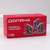 Сервиз чайный фарфоровый Доляна Ternura, 12 предметов 7333212 Сервиз чайный фарфоровый Доляна Ternura, 12 предметов 7333212