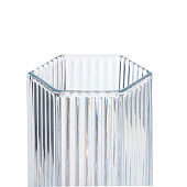  Ваза «Эдисон», линии, 28х13.5 см, стекло 10872848 