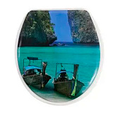 Сиденье для унитаза Баунти белый 105034 Delphinium Сиденье для унитаза Баунти белый 105034 Delphinium