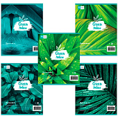 Тетрадь А5 48л. BRAUBERG скоба, клетка, обложка картон, GREEN NATURE, 403033 Тетрадь А5 48л. BRAUBERG скоба, клетка, обложка картон, GREEN NATURE, 403033