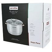 Кастрюля Servitta Nero rosa 5,8 л Sr0125 Кастрюля Servitta Nero rosa 5,8 л Sr0125