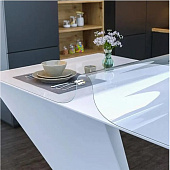 Скатерть гибкое стекло Dekorelle 160х100см, толщина 0,8мм 133-160 Скатерть гибкое стекло Dekorelle 160х100см, толщина 0,8мм 133-160