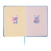 Записная книжка подарочная 96л,линия, цветной срез,обложка ПВХ 3D Мишка (17,7х12,4см) 10539972 Записная книжка подарочная 96л,линия, цветной срез,обложка ПВХ 3D Мишка (17,7х12,4см) 10539972