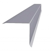 Планка торцевая обычная 0,4х95х120 L=2м (Цинк) Планка торцевая обычная 0,4х95х120 L=2м (Цинк)