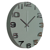 Часы настенные круг d=34,5 см, корпус оливковый+серебро "Классика" "Рубин" 3430-006 Часы настенные круг d=34,5 см, корпус оливковый+серебро "Классика" "Рубин" 3430-006