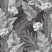 Обои 1.06х10м Exotica арт.72241-44 Серый /Home Colour Обои 1.06х10м Exotica арт.72241-44 Серый /Home Colour