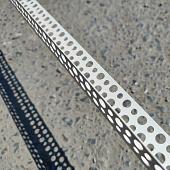 Профиль ПВХ углов. штукатур. перфорир. L3м /Лига Профиль ПВХ углов. штукатур. перфорир. L3м /Лига