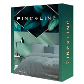  КПБ евро перкаль "Fine Line" (70х70) рис. 6793-52 Мелодия сна (арктик) new 
