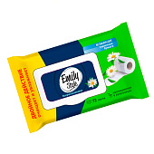 Туалетная бумага влажная Emily Style Растворяющаяся 72шт (с крышкой)