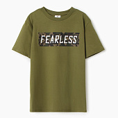 Футболка мужская (хаки FEARLESS) 50р-р ТЦ Футболка мужская (хаки FEARLESS) 50р-р ТЦ