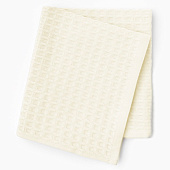  Набор кухонных полотенец (вафля) 35х60 Доляна белые 3шт 